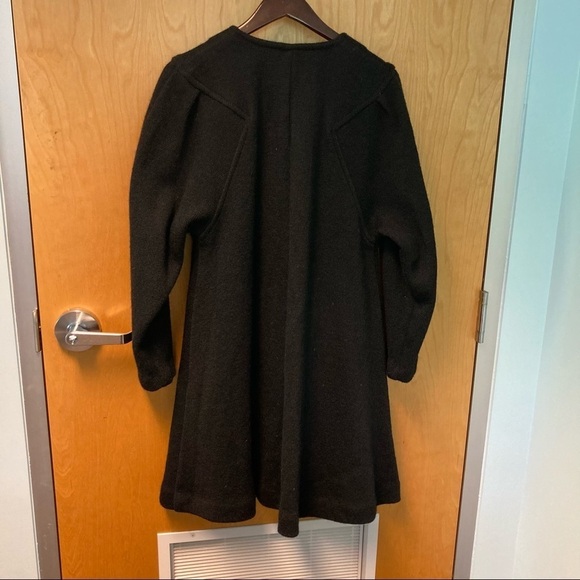 𝅺MARIE KRIST Sz S Knit Mohair Blend Y2K Knee Length Cardigan Coat - Picture 6 of 7